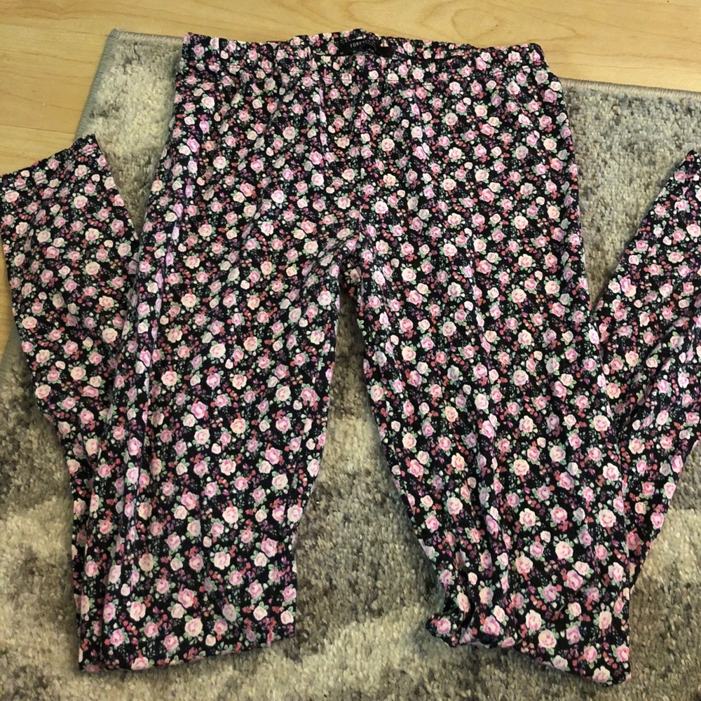 Floral leggings